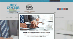 Desktop Screenshot of helpforhpv.com